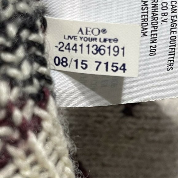 American Eagle Outfitters Size XS Wool Blend Native American Print Sweater - Picture 11 of 12